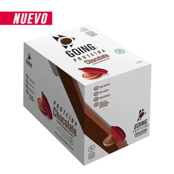 12 Sobres - Proteína Sabor a Chocolate 30gr Going