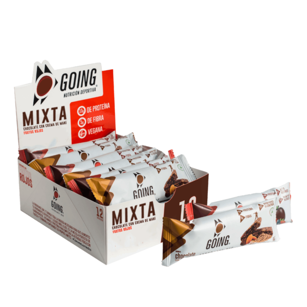 12 Unidades – Proteína Endurance Sabor a Chocolate y Frutos Rojos 60gr Going